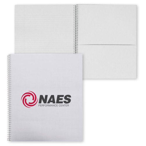 College Spiral Notebook w/Clear Coil-NAES Performance Center