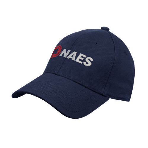 Navy Structured Adjustable Pro Style Hat-NAES