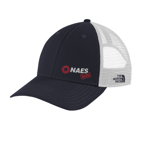 The North Face Navy/White Ultimate Trucker Hat-NAES Safe