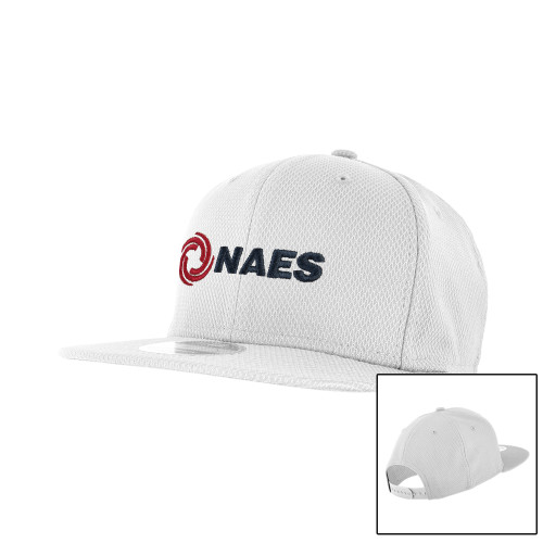 New Era White Diamond Era 9Fifty Snapback Hat-NAES
