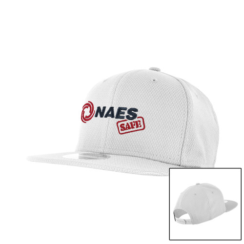 New Era White Diamond Era 9Fifty Snapback Hat-NAES Safe