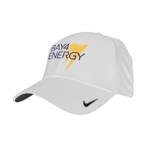 Nike White Swoosh Legacy 91 Hat-NAES Bay4 Energy