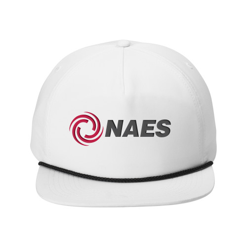Retro White/Black Rope Cap-NAES