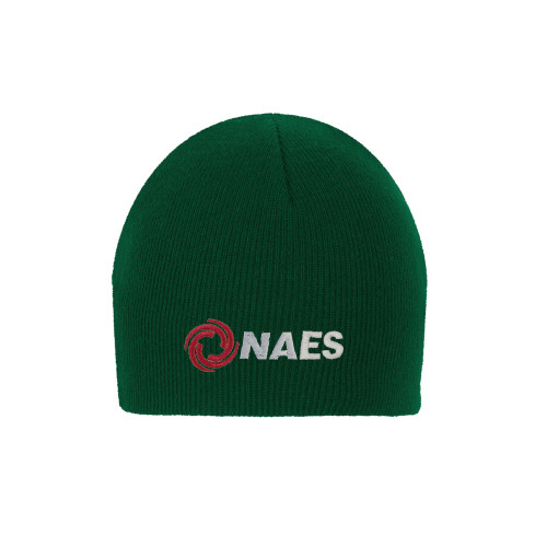 Dark Green Knit Beanie-NAES