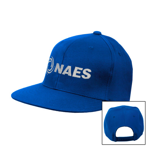 Royal Flat Bill Snapback Hat-NAES