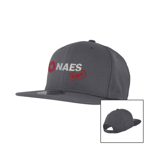 New Era Charcoal Diamond Era 9Fifty Snapback Hat-NAES Safe