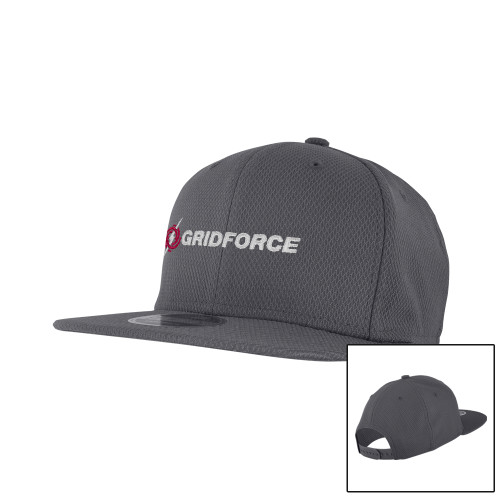 New Era Charcoal Diamond Era 9Fifty Snapback Hat-Gridforce