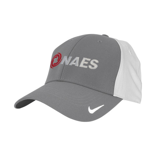 Nike Charcoal/White Swoosh Legacy 91 Hat-NAES