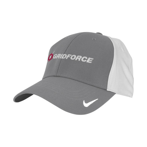 Nike Charcoal/White Swoosh Legacy 91 Hat-Gridforce