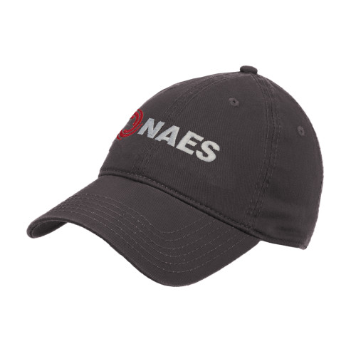 Charcoal Unstructured Adjustable Low Profile Hat-NAES