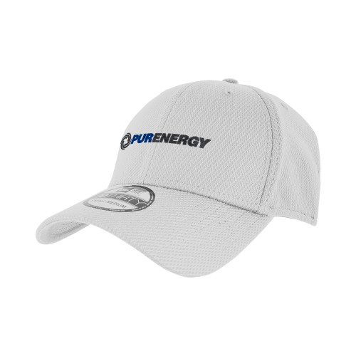 New Era White Diamond Era 39Thirty Stretch Fit Hat-PurEnergy