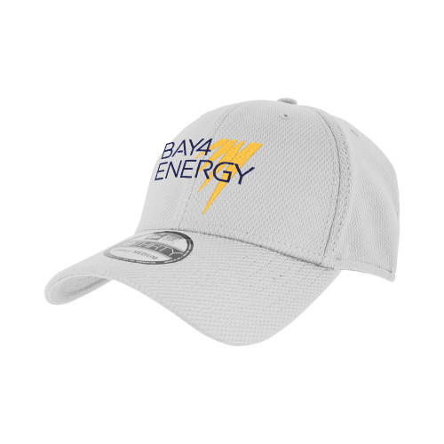 New Era White Diamond Era 39Thirty Stretch Fit Hat-NAES Bay4 Energy