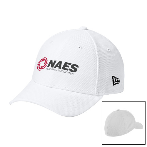 New Era White Diamond Era 39Thirty Stretch Fit Hat-NAES Performance Center