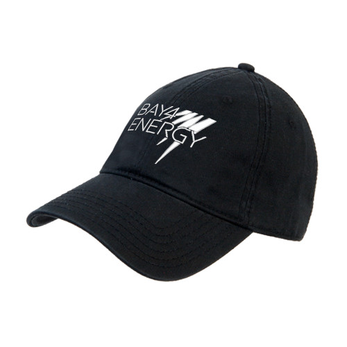 Black Unstructured Adjustable Low Profile Hat-NAES Bay4 Energy