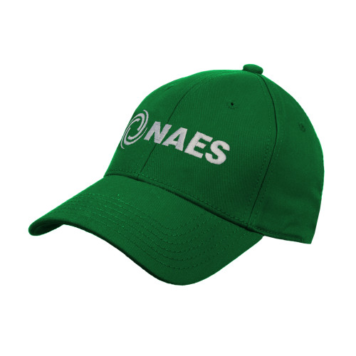 Kelly Green Structured Adjustable Pro Style Hat-NAES
