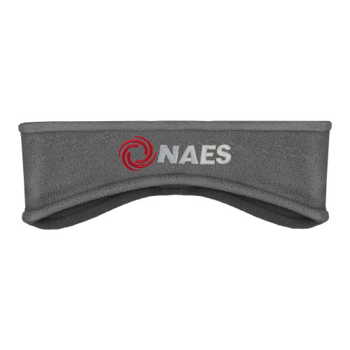 Charcoal Stretch Fleece Headband-NAES