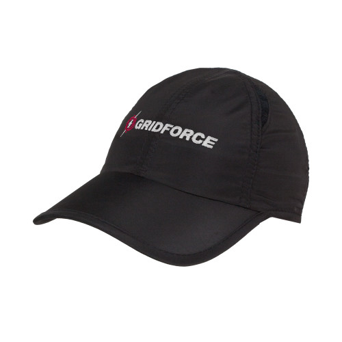 Womens Black Performance Cap-Gridforce