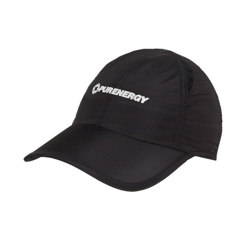 Womens Black Performance Cap-PurEnergy