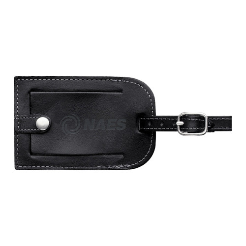 Millennium Leather Luggage Tag-NAES  Engraved