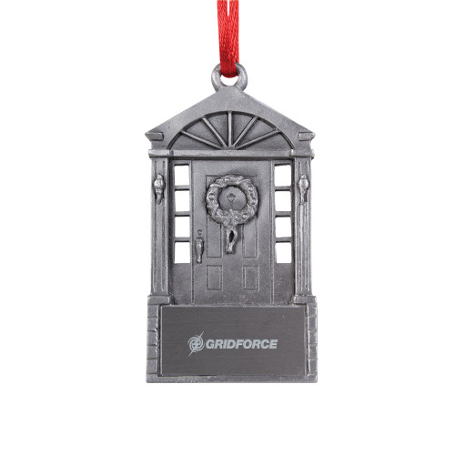 Pewter Front Door Ornament-Gridforce Engraved