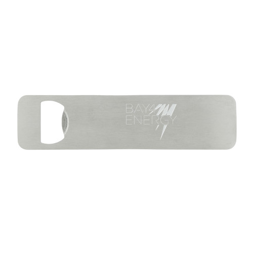 Magnetic Stainless Steel Bottle Opener-NAES Bay4 Energy Engraved