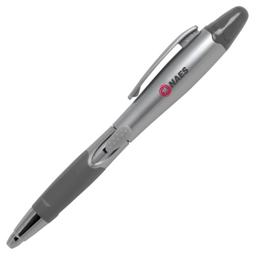 Silver/Silver Blossom Pen/Highlighter-NAES