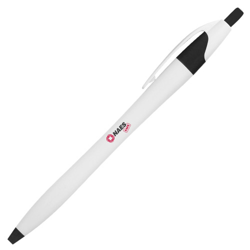 Dart White/Black Pen w/Blue Ink-NAES Safe