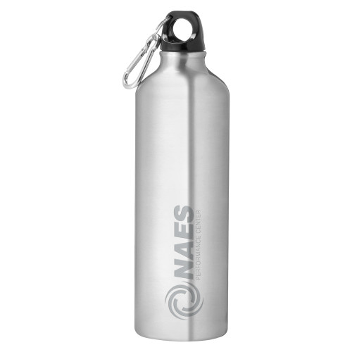 Venture Aluminum Silver Bike Bottle 26oz-NAES Performance CenterEngraved