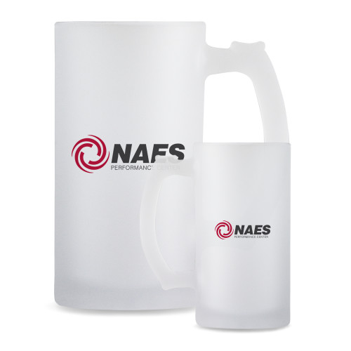 Full Color Decorative Frosted Glass Mug 16oz-NAES Performance Center