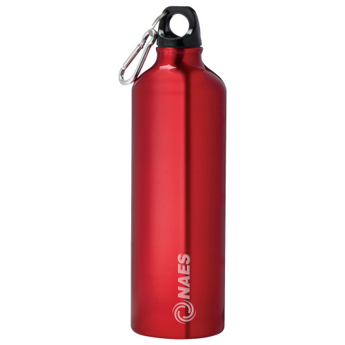 Venture Aluminum Red Bike Bottle 26oz-NAES Engraved