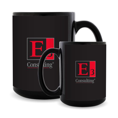 Full Color Black Mug 15oz-E3 Consulting