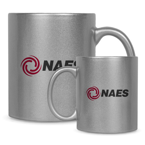 Full Color Silver Metallic Mug 11oz-NAES