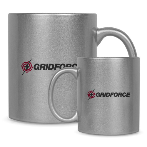 Full Color Silver Metallic Mug 11oz-Gridforce