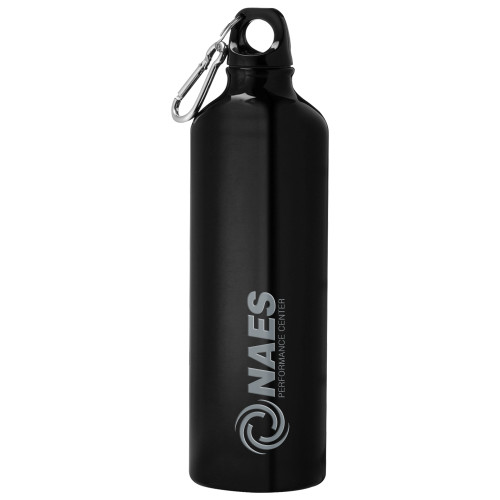 Venture Aluminum Black Bike Bottle 26oz-NAES Performance CenterEngraved