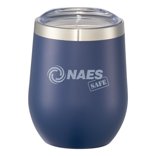 Corzo Vacuum Insulated Navy Cup 12oz-NAES Safe  Engraved