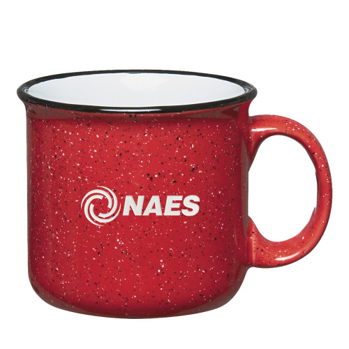 Campfire Red Mug 15 oz-NAES  Engraved