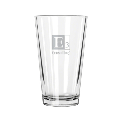 Libbey Glass 16oz-E3 Consulting  Engraved