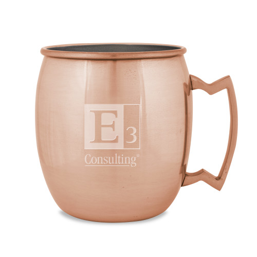 Copper Mug 16oz-E3 Consulting  Engraved