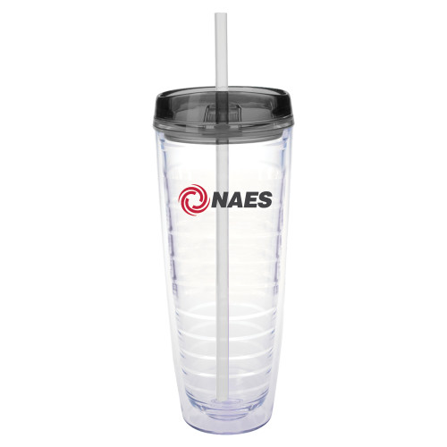 Tritan Double Wall Tumbler w/Charcoal Top 26oz-NAES