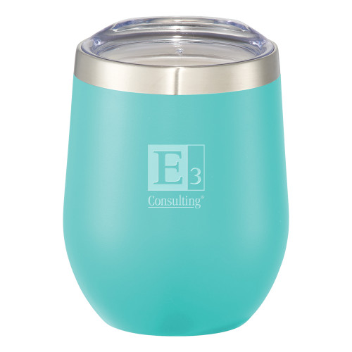 Corzo Vacuum Insulated Mint Cup 12oz-E3 Consulting  Engraved