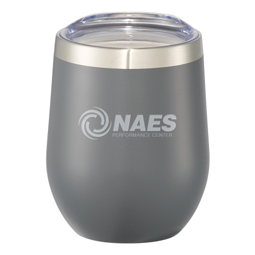 Corzo Vacuum Insulated Charcoal Cup 12oz-NAES Performance CenterEngraved