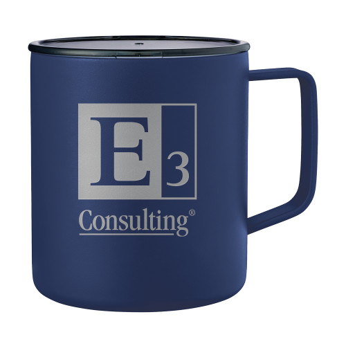 Rover Camp Vacuum Insulated Navy Mug 14oz-E3 Consulting  Engraved
