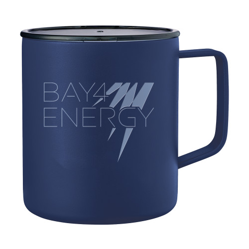 Rover Camp Vacuum Insulated Navy Mug 14oz-NAES Bay4 Energy Engraved