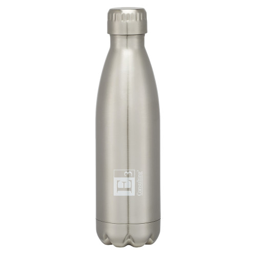 Swig Stainless Steel Silver Bottle 16oz-E3 Consulting  Engraved
