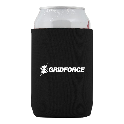 Neoprene Black Can Holder-Gridforce