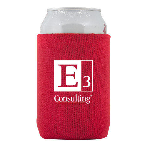 Neoprene Red Can Holder-E3 Consulting