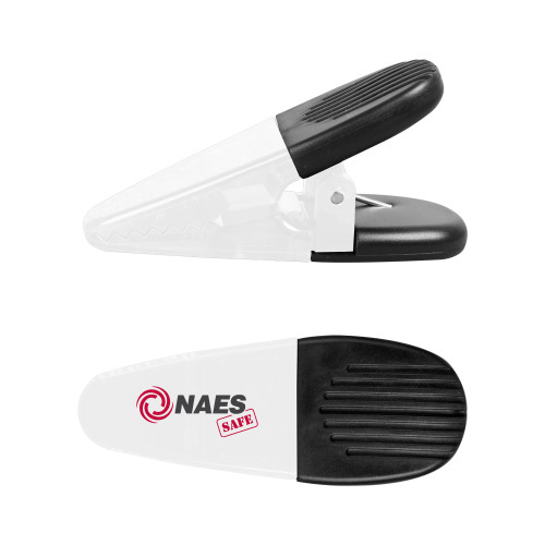 White Crocodile Clip/Magnet-NAES Safe