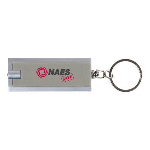 Turbo Silver Flashlight Key Holder-NAES Safe