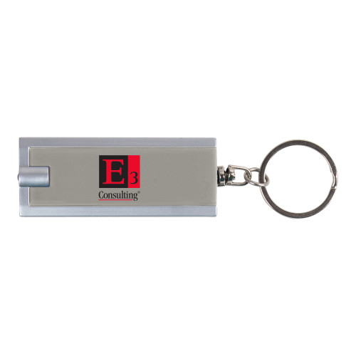 Turbo Silver Flashlight Key Holder-E3 Consulting