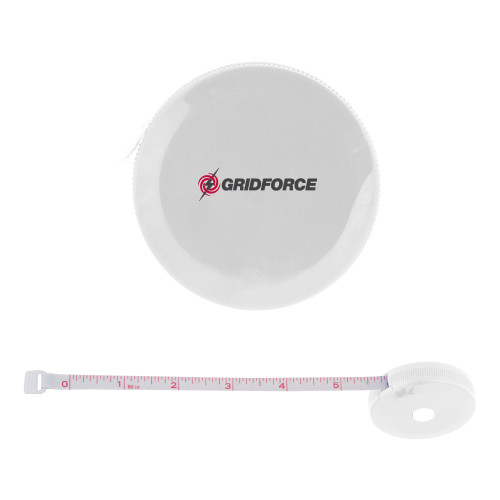 White Round Cloth 60 Inch Tape Measure-Gridforce